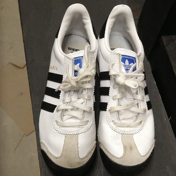Adidas Samoa White Black Sneakers - Picture 2 of 9